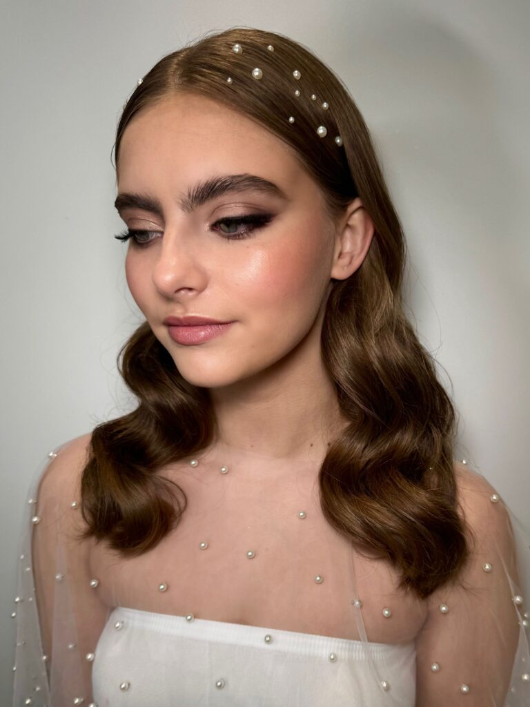 Wedding Makeup in East Sussex 3 Soft glam makeup- Bronze eye - bridal